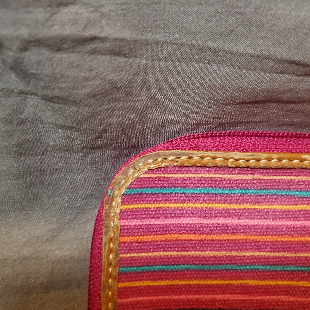 Fossil Key Per Keyper Multicolored Zip Wristlet W… - image 5